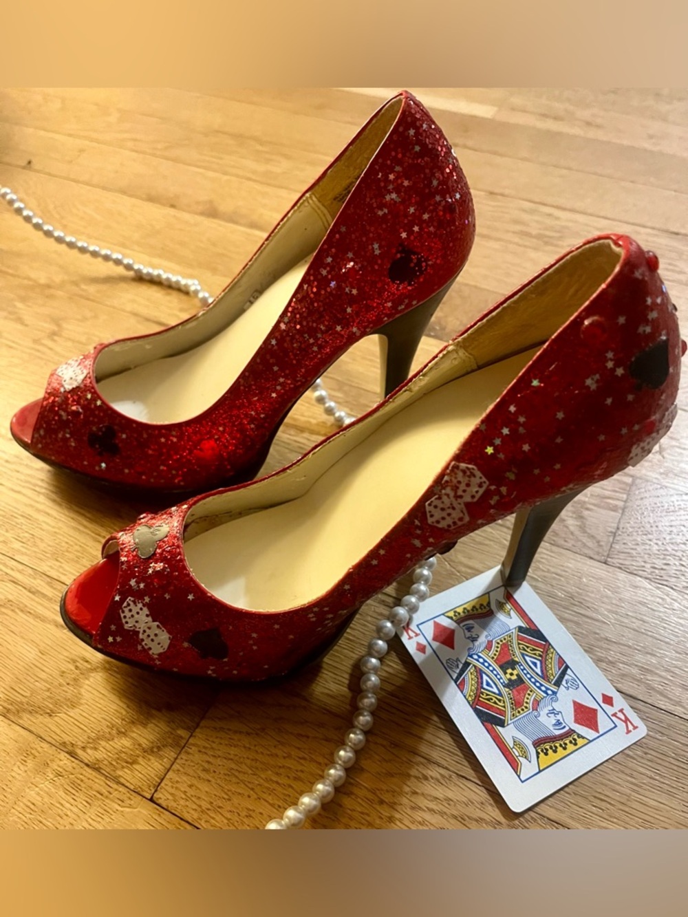 Custom Bling VEGAS Heels! Sz 7 🎰👠 - Picture 8 of 13